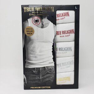 True Religion 5 pack Tank Tops L (42-44)